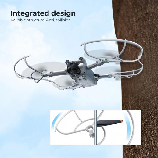 DJI Mini 3 Pro Protective Film for Remote Control with Screen (Pack of 2 Pieces) + Heightened Landing Gear + Propeller Anti-collision Ring + Propeller