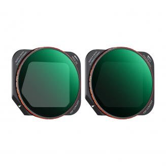 DJI Mavic 3 Classic Variable ND2-32 & Black Diffusion1/4 Filter Kit (2 Pcs) with Anti-reflection Green Film Waterproof and Scratch-resistant