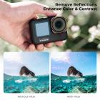 GOPRO Hero 9/10/11/12/13 Action Camera Filter 6 pack Set CPL + ND8 + ND16 + ND32 + ND64 + ND1000, Anti-reflection & Waterproof