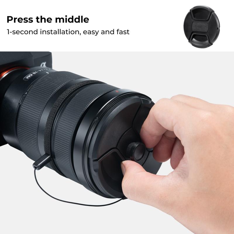 Lens cap: standard accessory for camera lenses