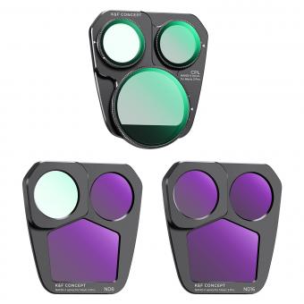 Drone Filter DJI Mavic 3 Pro Filter Kit 3pcs (CPL+ND8+ND16) Vidro óptico HD multirrevestido com revestimento verde antirreflexo