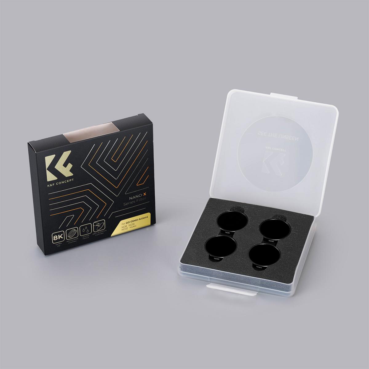 DJI Osmo Action 4 ND Filter Kit | K&F Concept DJI