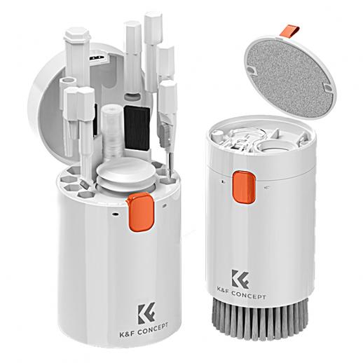 K&F Concept Laptop Mobile Screen 20-in-1 Cleaning Kit, Computer Keyboard Brush Cleaning Spray, Suitable for iPhone AirPods MacBook iPad