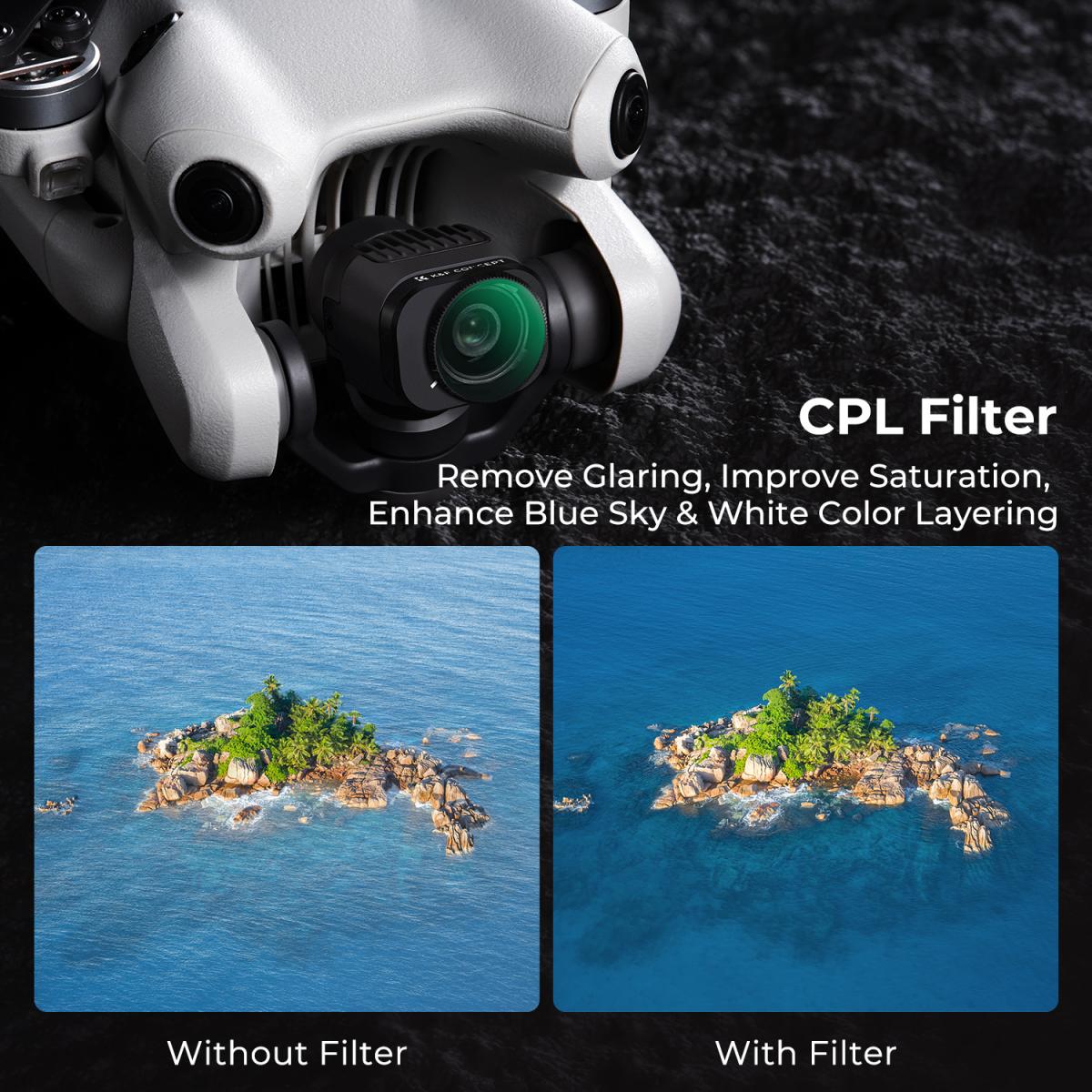 Dji Mini Pro Nd Uv Cpl Filter Kit K F Concept Lens Filters For Dji K F Concept