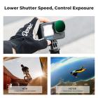 K&F Concept Variable ND Filter Set Compatible with GoPro Hero 13 Black, ND2-32 & ND32-512 Neutral Density Light Reduction Filters for Go Pro Hero 12/11/10/9 Black, Multi Coated HD Optical Glass