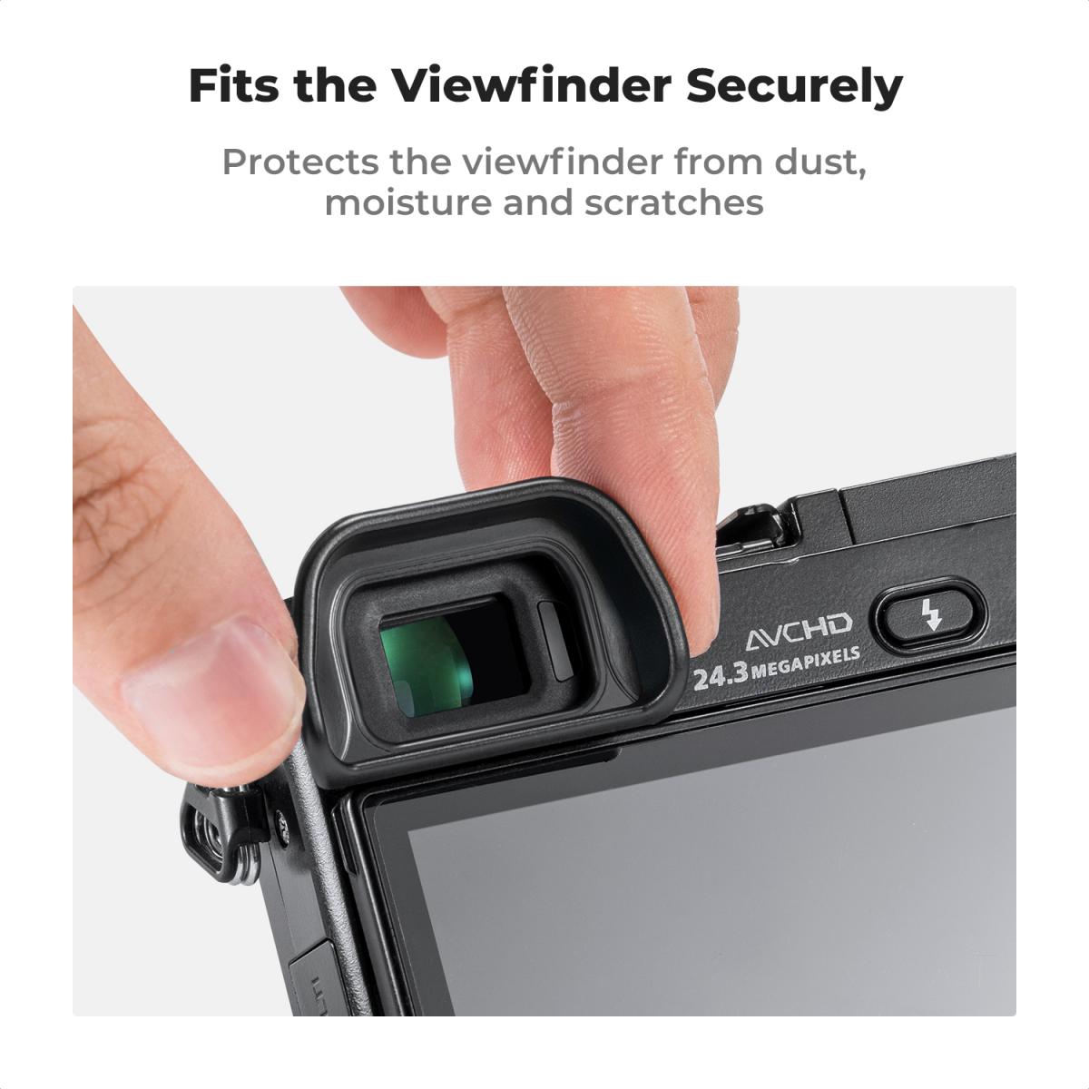 Sony FDA-EP10 Visor de câmera Eyecup*2+Nível de sapata*2+Pano de limpeza a vácuo*1 para Sony A6000, A6100, A6300, NEX-7, NEX-6