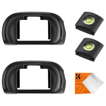 Sony FDA-EP18 Camera Viewfinder Eyecup*2+Hot Shoe Level*2+Vacuum Cleaning Cloth*1 for Sony A7, A7S, A7R, A7M2, A7SM2, A7RM2, A7M3, A7RM3, A7RM4, A9, A9II, A99M2