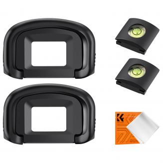 Canon EG Camera Viewfinder Eyecup*2+Hot Shoe Level*2+Vacuum Cleaning Cloth*1 for Canon 5DM4, 5DM3, 5DS R, 5DS, 7D, 7DM2, 1DX, 1DXM2, 1DXM3, 1DSM3, 1DM4, 1DM3