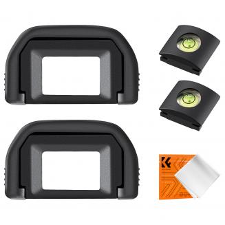 Canon EF Camera Viewfinder Eyecup*2+Hot Shoe Level*2+Vacuum Cleaning Cloth*1 for Canon 77D, 850D, 800D, 760D, 750D, 700D, 650D, 600D, 550D, 500D, 450D, 200D II, 200D, 100D, 1500D, 1300D, 1200D, 1100D, 1000D, 3000D