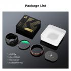 MCUV Filter + Metal Square Hood + Lens Cap Kits Compatible with Fujifilm X100 Series Accessories