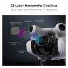 UV ND CPL Filter Set Compatible with DJI Mini 4 Pro, ND16 ND64 ND256 CPL UV Polarizer Neutral Density UV Filters Drone Lens Accessories, Multi Coated HD Optical Glass/Gimbal Safe