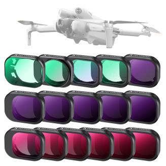 K&F Concept ND CPL Effect Filter for DJI Mini 4 Pro, UV CPL Black Diffusion 1/4 LPR ND8/PL ND16/PL ND32/PL ND64/PL ND128/PL ND256/PL ND16 ND32 ND64 ND128 ND256 ND1000 Filter Kit