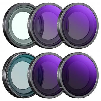 CPL+UV+ND8+ND16+ND32+ND64 Filters Kit 28 Multi-Layer Coated Compatible with Insta360 GO 3S Action Camera