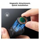 4 Pack Magnetic Effect Filter Set Compatible with DJI Osmo Pocket 3, Black Diffusion 1/4 + Blue Streak + Light Pollution Reduction + Star Light Filter, Create Cinematic Film Effect