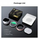 MCUV Filter + Metal Square Hood + Lens Cap Kits Compatible with Fujifilm X100 Series Accessories