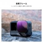 Insta360 Ace Pro 2 ND8&PL + ND16&PL + ND32&PL + ND64&PL 4パック ハイブリッドND&PLフィルター ニュートラルデンシティ偏光子 2in1フィルター 光低減 アンチグレア HD光学ガラス マルチコートフィルターキット
