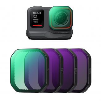 Insta360 Ace Pro 2 CPL + ND8 + ND16 + ND32 4 Pack PL&ND Filter Kit Light Reduction Polarizing Filters, Top HD Optical Glass Multi-Coated