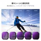 Insta360 Ace Pro 2 CPL + ND8 + ND16 + ND32 + ND64 + ND128 6パック PL&ND フィルターキット 光量低減偏光フィルター トップ HD 光学ガラス マルチコート