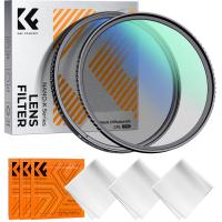49mm Kit di Filtri, Filtro Black Mist 1/4 + CPL, Black Diffusion 1/4 + Polarizzatore Circolare, Effetto Cinema + Migliorare Colore & Contrasto, con 18 Strati di Nano Rivestimento (2 Pezzi),Serie Nano-Klear