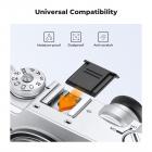 Canon EF Mount Body Cap*2 + Lens Rear Cap*2 + Hot Shoe Cap*2 + Cleaning Cloth*1 for Canon T7 T6 T5 T8i T7i 5D IV/III/II 6D II/I 90D 80D