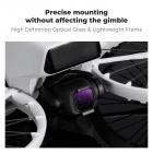 ND Filter Kit for DJI Flip, 4Pack (ND8+ND16+ND32+ND64) Neutral Density Light Reduction Drone Lens Filter Set, Multi-Coated HD Optical Glass Drone Accessories