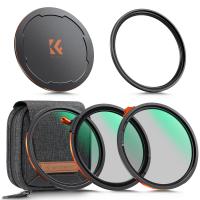 72mm Kit di Filtri Magnetici CPL + ND2-32 + Filtro Black Mist 1/4  + Adattatore + Copriobiettivo Magnetico con 28 Strati di Rivestimento Nano - Serie Nano-Xcel