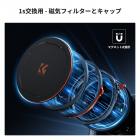77mmマグネット式フィルターキット CPL + ND2-32 + ブラックミスト1/4フィルターセット + マグネット式アダプターリング＆レンズキャップ、28層コーティングHD光学ガラス（カメラレンズ用） - Nano-Xシリーズ（82mmマグネットキャップ対応）