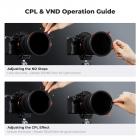 82mm Magnetic Filter Kit CPL + ND2-32 + Black Mist 1/4 Filter Set + Magnetic Adapter Ring & Lens Cap,28-Layer Coated HD Optical Glass for Camera Lens - Nano-X Series (Compatible with 86mm magnetic cap)