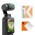 DJI Osmo Pocket 3 1.2X Anamorphic Lens + 10X Macro Lens + Wide-Angle Lens + ND8 + ND32 + ND128 + CPL + Black Mist 1/4, 8 Pack Filter Set Magnetic Attach / Multi-Coated / Optical Glass + 6pcs Camera Screen Protector