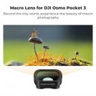 DJI Osmo Pocket 3 1.2X Anamorphic Lens + 10X Macro Lens + Wide-Angle Lens + ND8 + ND32 + ND128 + CPL + Black Mist 1/4, 8 Pack Filter Set Magnetic Attach / Multi-Coated / Optical Glass + 6pcs Camera Screen Protector