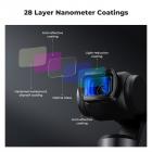 DJI Osmo Pocket 3 1.2X Anamorphic Lens + 10X Macro Lens + Wide-Angle Lens + ND8 + ND32 + ND128 + CPL + Black Mist 1/4, 8 Pack Filter Set Magnetic Attach / Multi-Coated / Optical Glass + 6pcs Camera Screen Protector