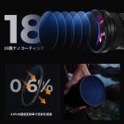 77mm MCUV+CPL+ND2-400 (1-9段) レンズフィルターキット - 18層コーティング光学ガラス、ポーチ＆クリーニングクロス付き - Nano-Klearシリーズ