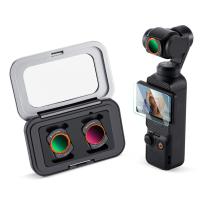 K&F CONCEPT Variable ND2-ND32 & ND32-ND512 Filter Kit Compatible with DJI Osmo Pocket 3 Creator Combo Accessories, Limited Stops Neutral Density Magnetic Attach Filters, Action Camera Accessories