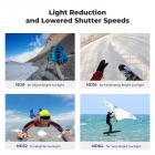 K&F CONCEPT Upgrade Screw On ND Filter Kit Compatible with Insta360 Ace Pro 2, 4Pack ND8 ND16 ND32 ND64 Neutral Density Action Camera Accessories, Light Reduction, HD Optical Glass Multi-coated Filter