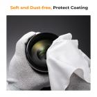 37mm Snap-On Center Pinch Lens Cap 7 in 1 with Anti-Loss Keeper Leash Compatible with Nikon, Canon, Sony, Fujifilm Camera Lenses