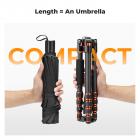 Tripod Kit 60" Carbon Fiber Camera Tripod,Super Lightweight Compact Travel Tripod with 360° Ball Head A225C0+BH-25L and 4in1 Camera Cleaning Set