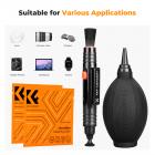 67"/1.7m Carbon Fiber Tripod 22lbs Load Lightweight Travel camera Tripod with Phone Mount for SLR DSLR, D255C4+BH-28L (SA255C1) + 4in1 DSLR Camera Cleaning Kit