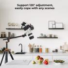 90 inch /2.3m Camera Tripods magnesium aluminum alloy tripods Reversible Detachable Monopod Plate Lock Transverse Center Column horizontal 360 ° panoramic BH-28L head + 6 in 1 Camera Cleaning Kit