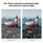 K&F CONCEPT ND CPL Filter Set Compatible with DJI Osmo Nano Vlogging Camera, 6 Pack ND8 ND16 ND32 ND64 ND256 CPL Neutral Density Polarizing Action Camera Accessories, Multicoated HD Optical Glass