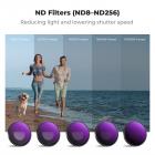 K&F CONCEPT ND CPL Filter Set Compatible with DJI Osmo Nano Vlogging Camera, 6 Pack ND8 ND16 ND32 ND64 ND256 CPL Neutral Density Polarizing Action Camera Accessories, Multicoated HD Optical Glass