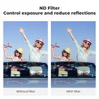 K&F CONCEPT ND Filter Set Compatible with DJI Osmo Nano Vlogging Camera, 4 Pack Multicoated HD Optical Glass ND8 ND16 ND32 ND64 Filters, Action Camera Lens Accessories