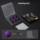 K&F CONCEPT HD CPL ND Filter Kit Compatible with DJI Osmo Action 6 Essential Combo, CPL ND8 ND16 ND32 ND64 ND256 Screw On Fit Action Camera Neutral Density Polarising Filter Optical Glass Multi-Coated