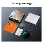 Kit adattatore per filtro CPL True Color da 58 mm e UV per Canon PowerShot V1, protezione per obiettivo in vetro ottico HD multistrato con adesivo 3M, kit di strumenti per la rimozione (filo da pesca e portachiavi) - Serie Nano-Klear