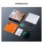 True Color CPL 58mm & UV Filter Adapter Ring Kit for Canon PowerShot V1, HD Optical Glass Multi-Coated Lens Protector with 3M Adhesive, Removal Tool Kit (Fishing Line & Keychains) - Nano-Klear Series