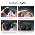 Kit adattatore filtro Black Mist 58mm e UV per Canon PowerShot V1, protezione per obiettivo in vetro ottico HD multistrato con adesivo 3M, kit di strumenti per la rimozione (filo da pesca e portachiavi) - Serie Nano-Klear