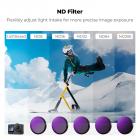K&F CONCEPT Snap On CPL ND Filter Kit for DJI Osmo Action 6, 6 Pack CPL ND8 ND16 ND32 ND64 ND256 Action 6 Filter, Neutral Density Polarizing Action Camera Accessories, Multicoated HD Optical Glass