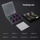 K&F CONCEPT Snap On CPL ND Filter Kit for DJI Osmo Action 6, 6 Pack CPL ND8 ND16 ND32 ND64 ND256 Action 6 Filter, Neutral Density Polarizing Action Camera Accessories, Multicoated HD Optical Glass