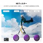 K&F CONCEPT スナップオン CPL ND フィルターキット DJI Osmo Action 6 対応、4個パック CPL ND8 ND16 ND32 ニュートラルデンシティ偏光アクション6フィルター カメラアクセサリー、マルチコートHD光学ガラス