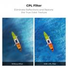 K&F CONCEPT Snap On CPL ND Effect Filter Kit Compatible with DJI Osmo Action 6, 6 Pack CPL ND8 ND16 ND32 ND64 Black Diffusion 1/4 Filters HD Optical Glass/Multi-Coated Action Camera Accessories