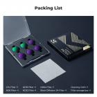 K&F CONCEPT Snap On CPL ND Effect Filter Kit Compatible with DJI Osmo Action 6, 6 Pack CPL ND8 ND16 ND32 ND64 Black Diffusion 1/4 Filters HD Optical Glass/Multi-Coated Action Camera Accessories